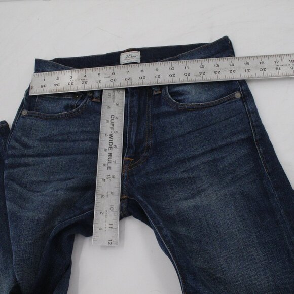 J Crew Jeans Mens 28 Blue 250 Skinny Kurabo Denim Japanese fabric Stretch pocket - Picture 6 of 15